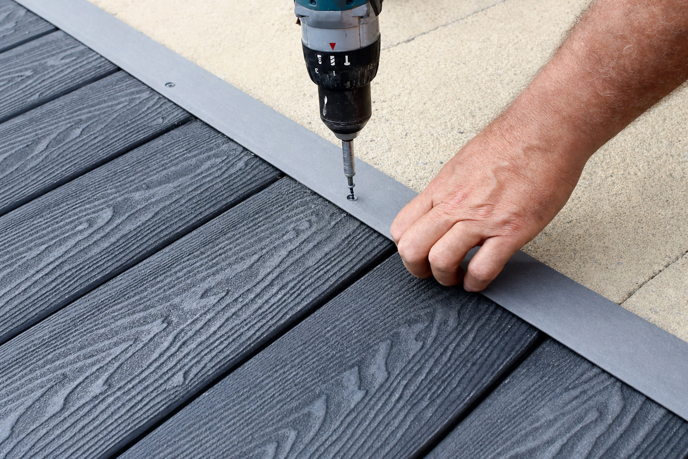 Composite deck installation in Watsonville, CA